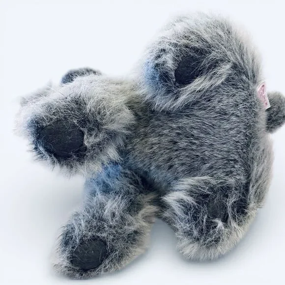 RARE Classique Dakin Realistic Toy Schnauzer Dog Plush Stuffed 14" Floppy Ears - Picture 7 of 11